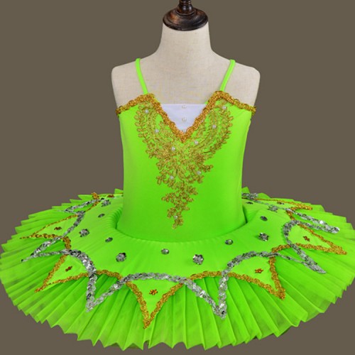 Ballet dance dresses for girls kids children swan lake ballerina modern dance costumes stage performance tutu skirts 